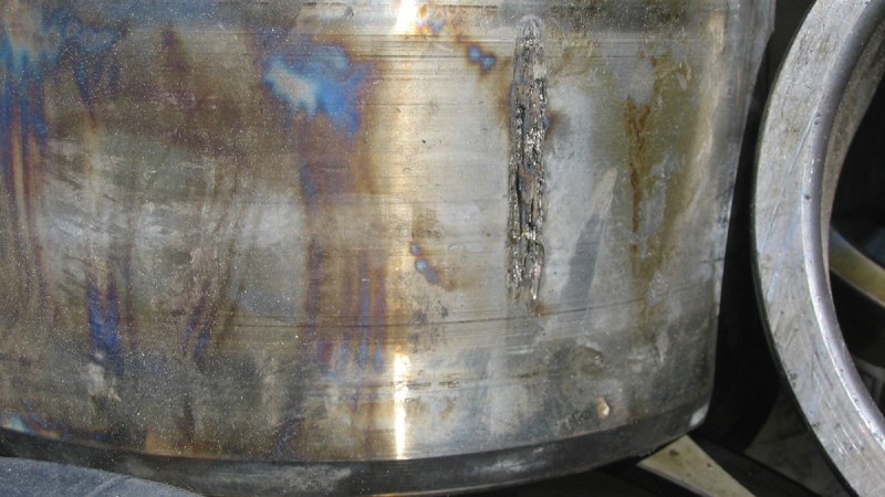 Online vibration monitoring of tube mills: Detected bearing damage